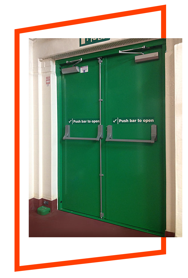 green fire rated doors rochester